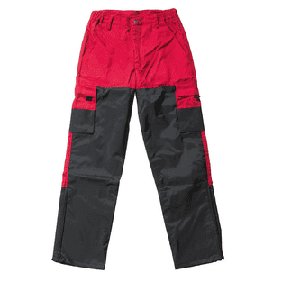 Pantalon outdoor noir/rouge