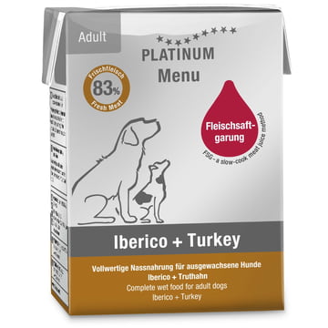 Menu Adult Iberico &amp; Turkey