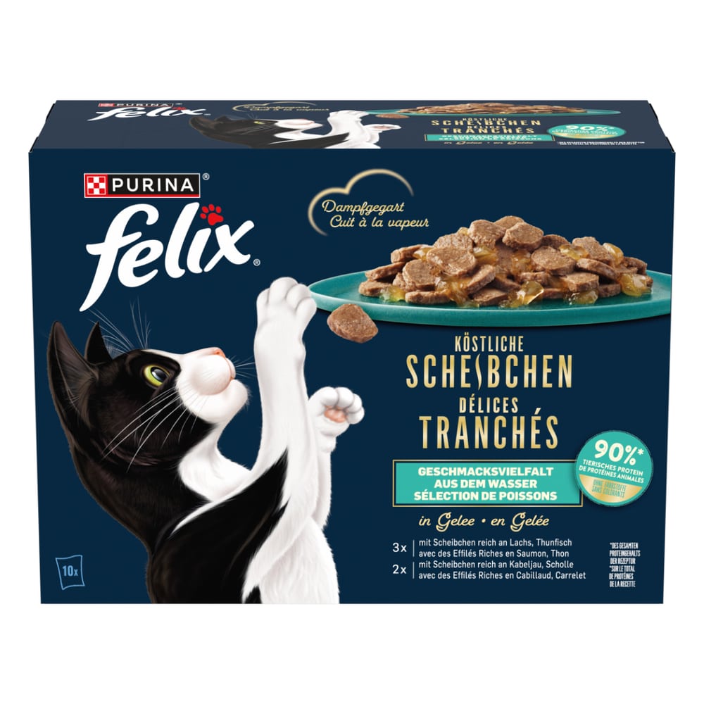 Köstliche Scheibchen Geschmacksvielfalt aus dem Wasser