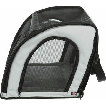 Dog car seat with net