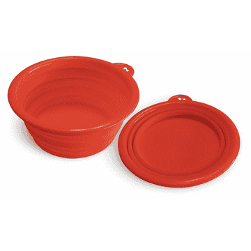 Bol de voyage pliant, en silicone