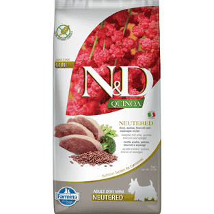 Canine Adult Mini Neutered Ente Quinoa