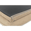 Vital Bett Lino eckig, beige