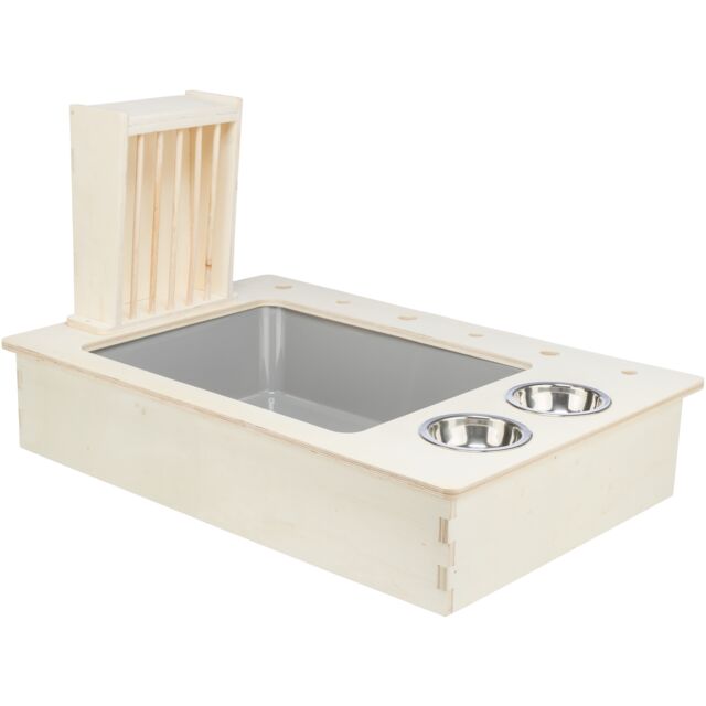 Station d'alimentation pour lapins