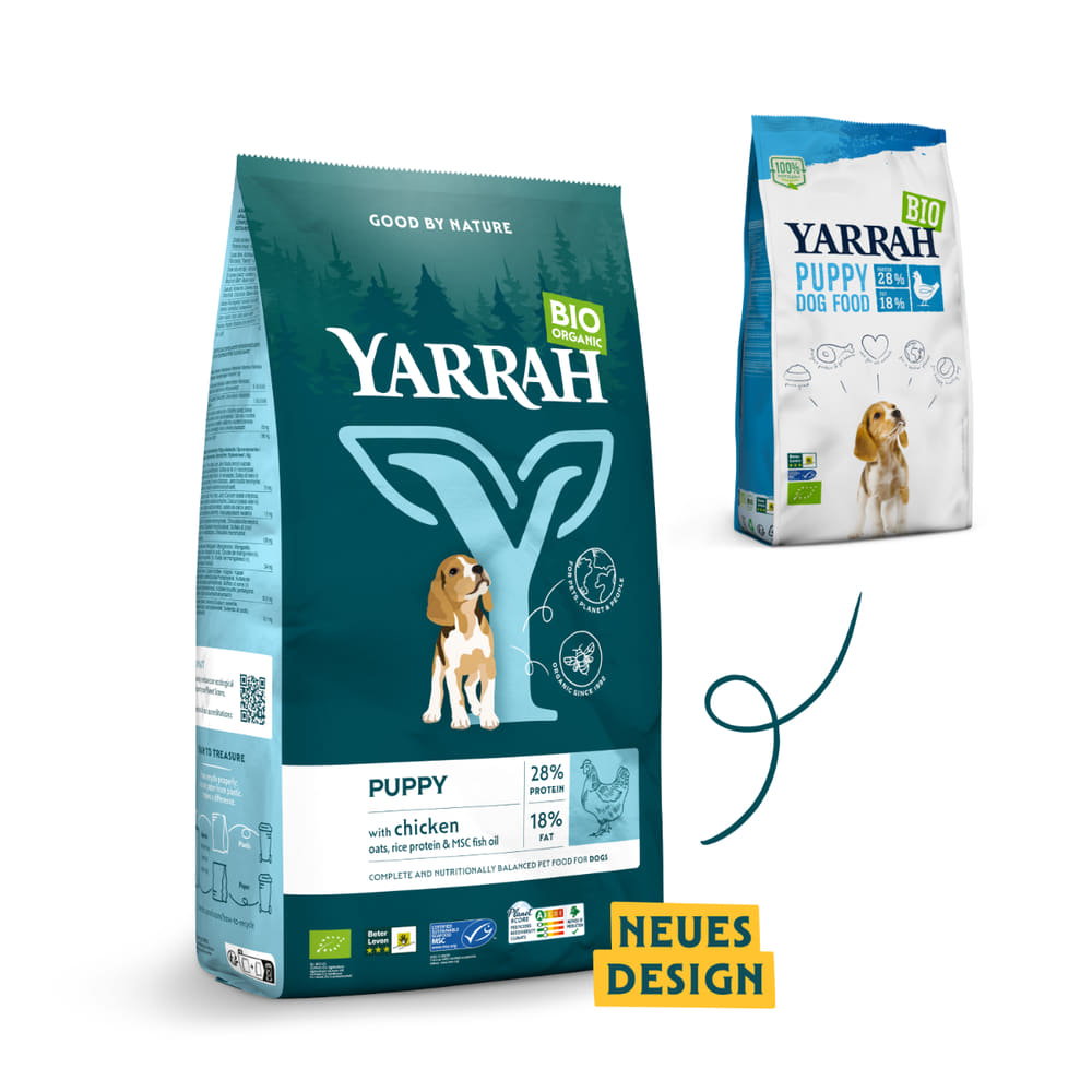 Croquettes biologiques pour chiot