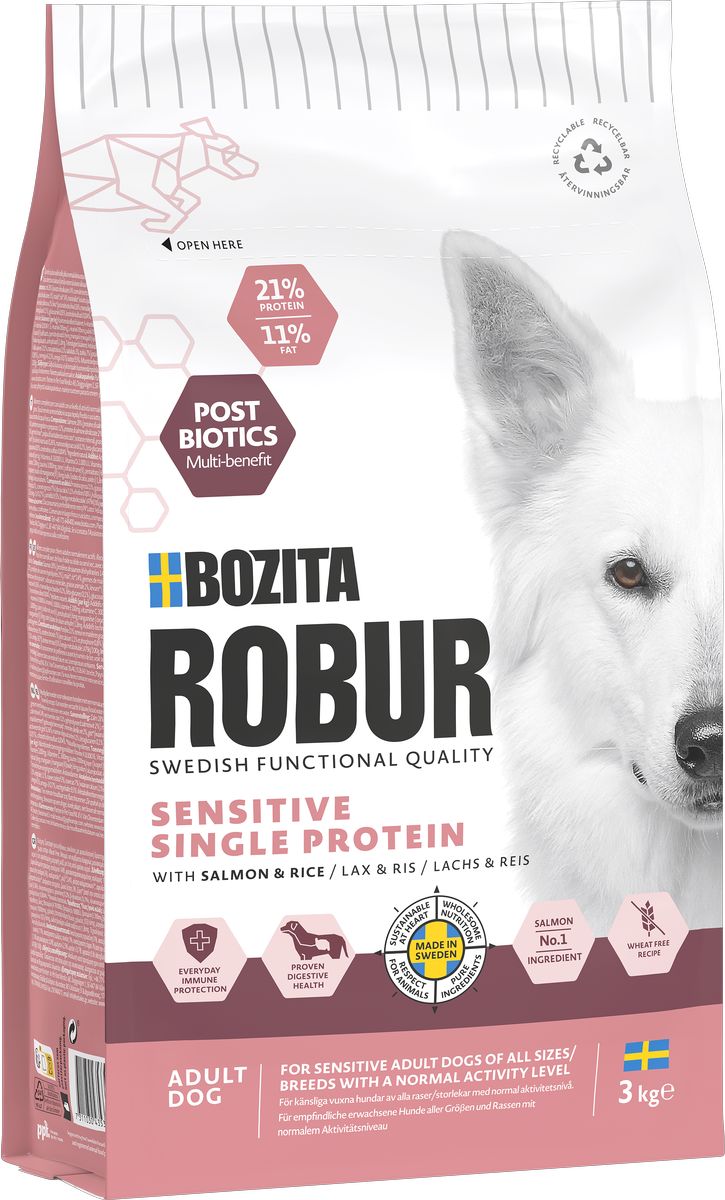Dog Robur Sensitive Single Protein Salmon
