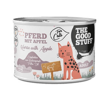 Pferd mit Apfel Adult