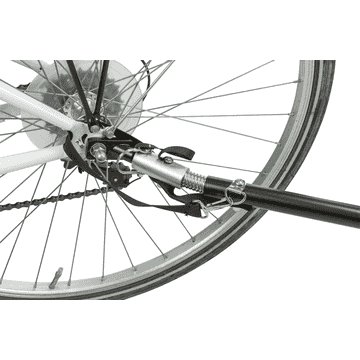 Remorque de vélo gris/bleu
