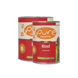 Hundemenü PUR-Fleischdose Rind