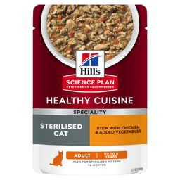HEALTHY CUISINE STERILISED CAT Adult Ragout für Katzen mit Huhn und Gemüse