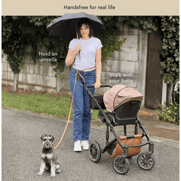 3-in-1 Handsfree Leather Dog Leash online kaufen | iPet.ch