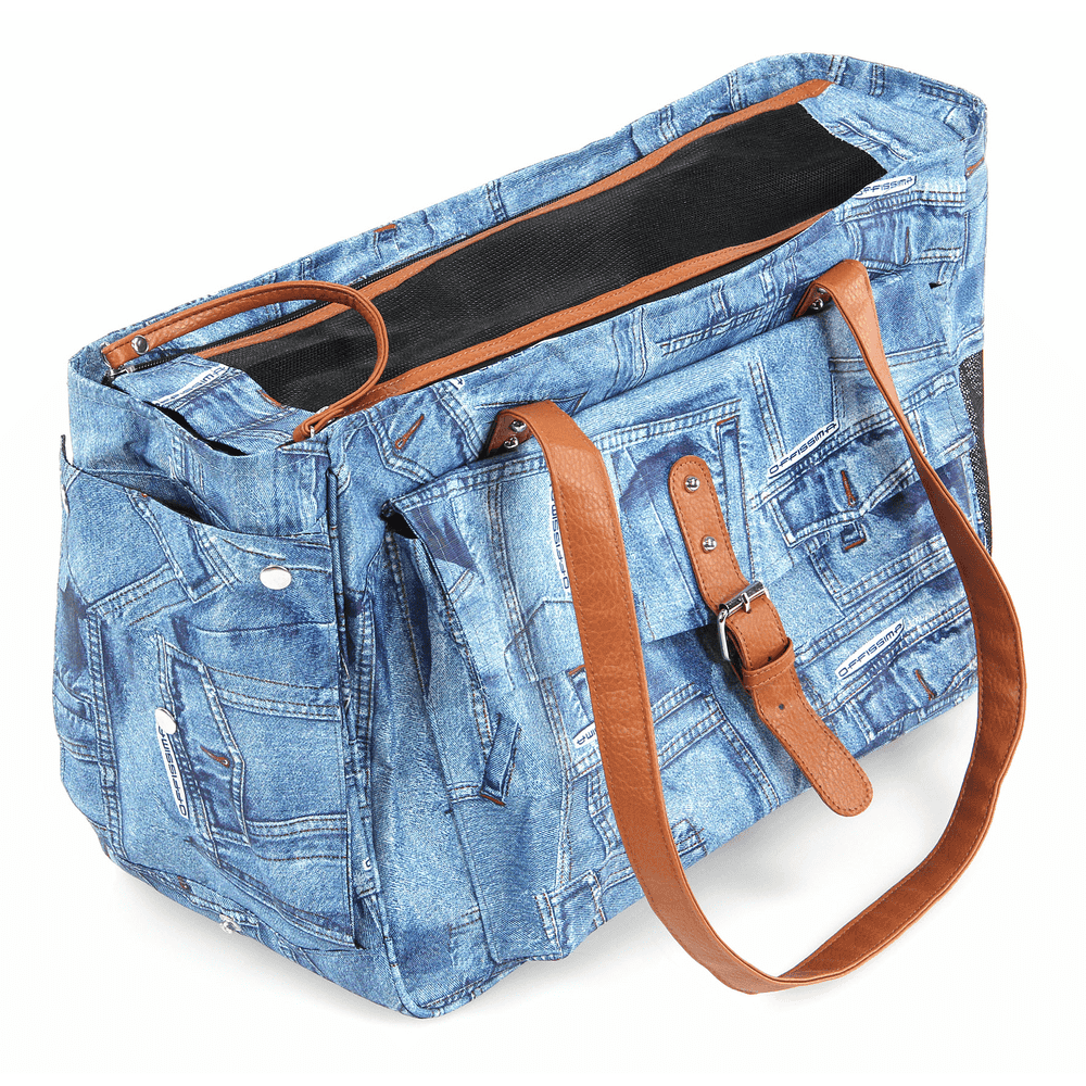 Dog &amp; cat carrier bag jeans