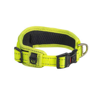 Hundehalsband Classic Soft Gelb
