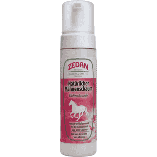 Natürlicher Mähnenschaum (Mousse naturelle pour la crinière)