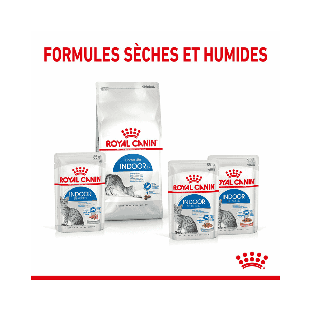 Indoor Sterilised Cat en gelée - sachet