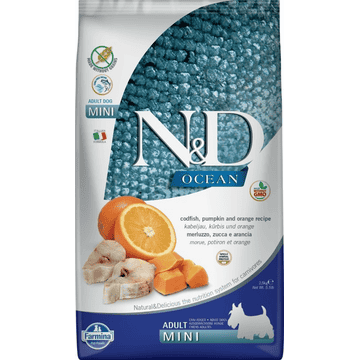 Canine Adult Mini Cod Pumpkin Orange