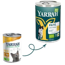 Pâté bio au poulet pour chats - boîte