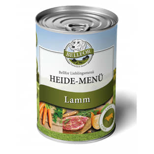 Heide-Menü getreidefrei mit Lamm