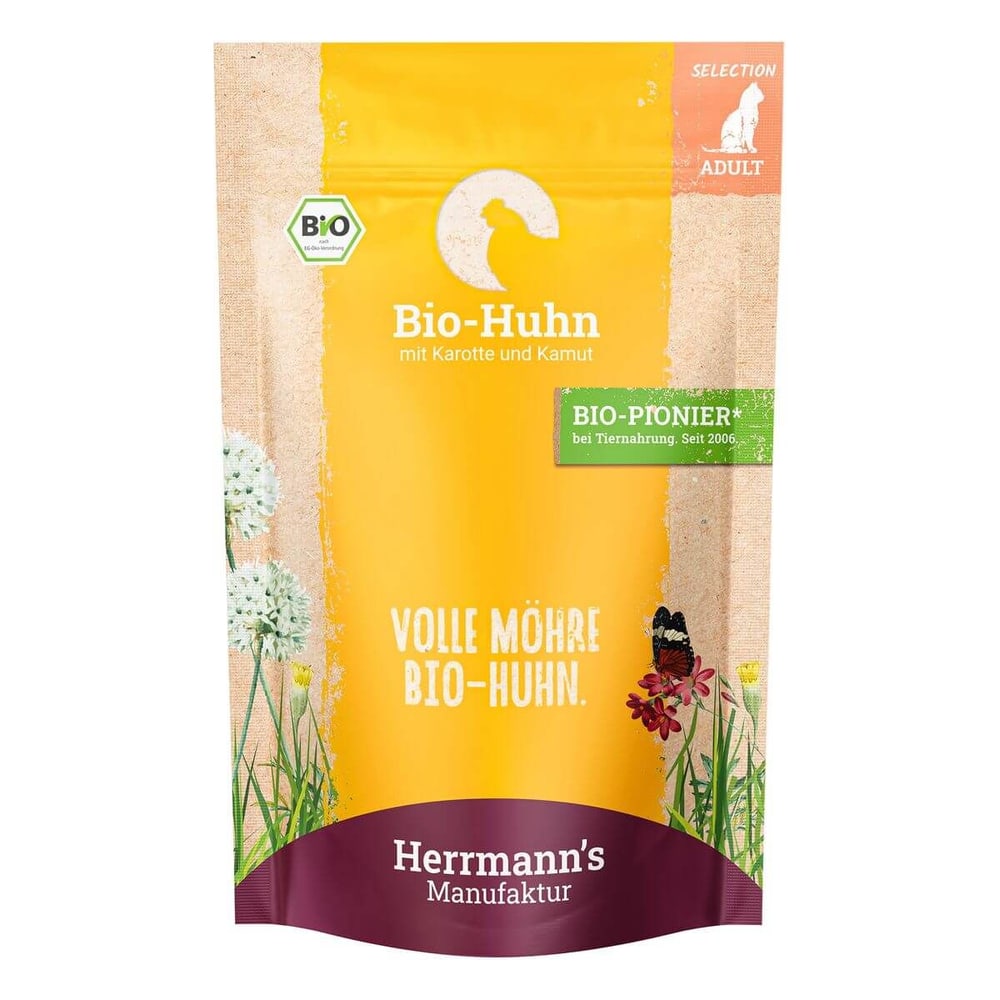 Selection Poulet Bio avec Kamut, Carottes et Flocons de noix de coco