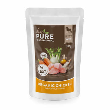 Dog Organic Chicken, vegetables &amp; rice