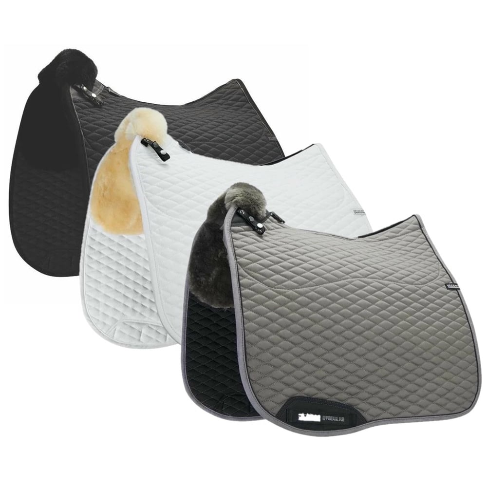 Streamline lambskin saddle pad dressage - L