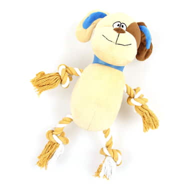 animaux en peluche, bras et jambes noués