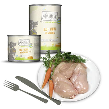 Dog natürlich lecker - BIO Huhn an Möhrchen (poulet aux carottes)
