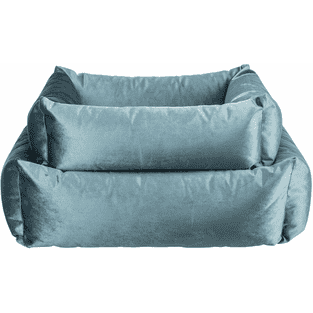 Bett Malia blau-grau