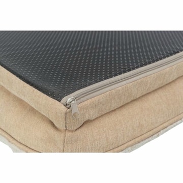 Vital Bett Lino eckig, beige