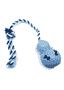 swisspet Futterball Gordy mit Seil, M, H = 11cm, blau