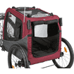 Remorque de vélo gris/rouge
