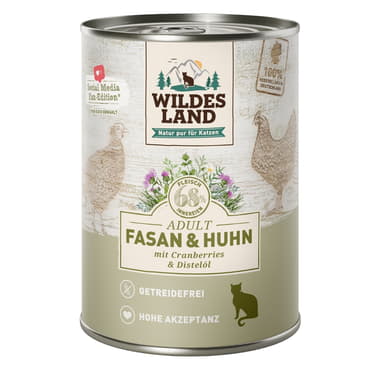 Feline Classic Adult faisan et poulet avec cannberges - en boîte