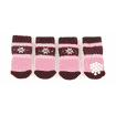 Dog socks with anti-slip Naturi, brown