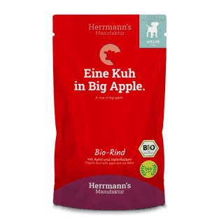 Selection Welpen Bio Rind mit Apfel und Haferflocken