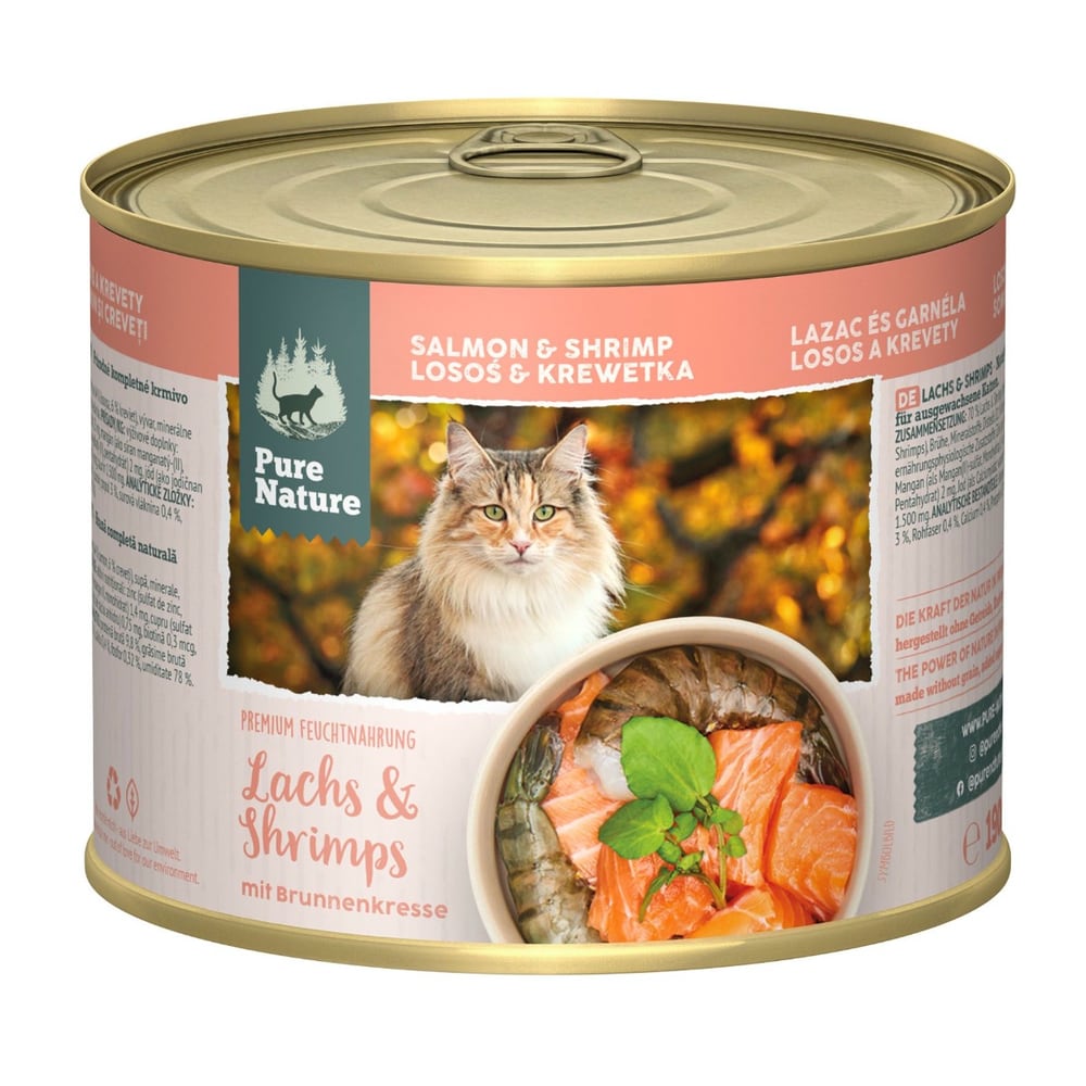 Cat Adult Saumon & Crevettes au cresson de fontaine