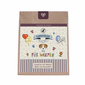Für Welpen Weiderind mit Möhren, Äpfel & Kartoffeln
