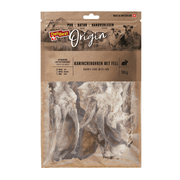 Origin Oreilles de lapin avec fourrure