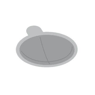 Sleeping tray round Ø 40 x 2cm