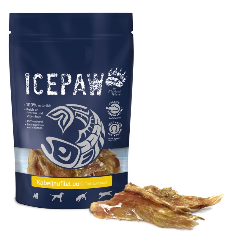 Dog cod fillet pure
