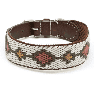 Halsband Ethnic, weiss