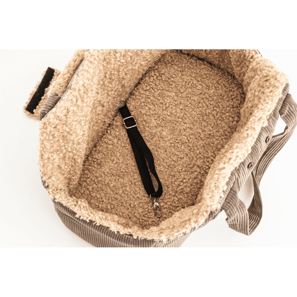 Hundetasche Lucky - Cord/Teddy