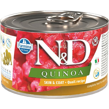 Canine Adult Quinoa Skin&Coat - Caille, Noix de coco & Curcuma