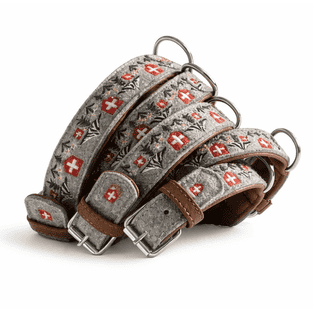 Collier en cuir Swiss Alps