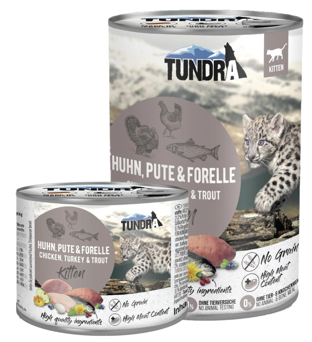 Cat Kitten Huhn, Pute & Forelle