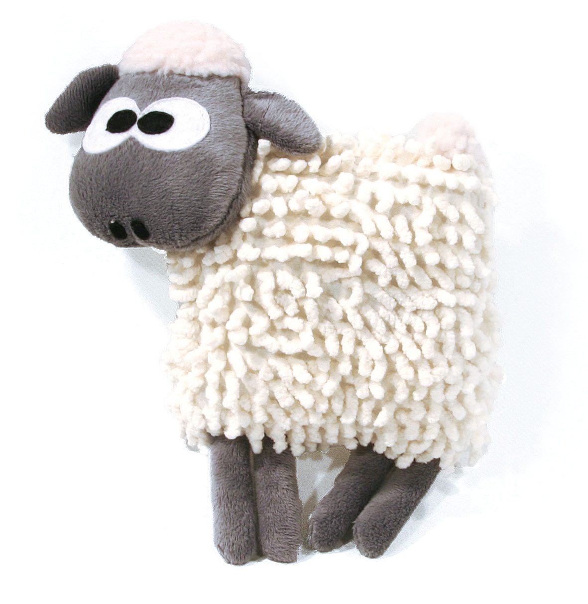 swisspet Jouet pour chien Sheepy, blanc, avec son
