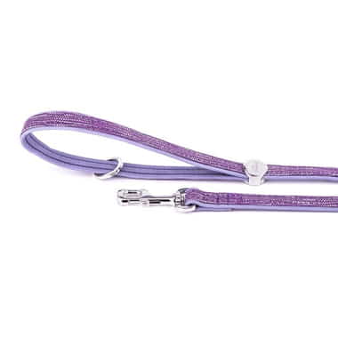 Saint Tropez Similpelle Hundeleine aus Kunstleder in violett
