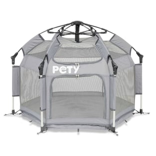 Set de parc pour chiens anthracite