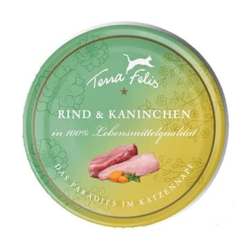 Katze getreidefrei Rind+Kaninchen