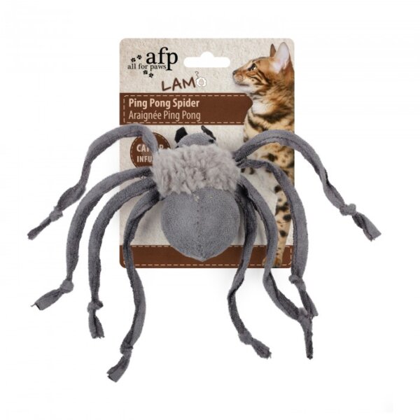 3 x Lambswool ping pong spider