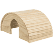 Nail-free round house for rabbits